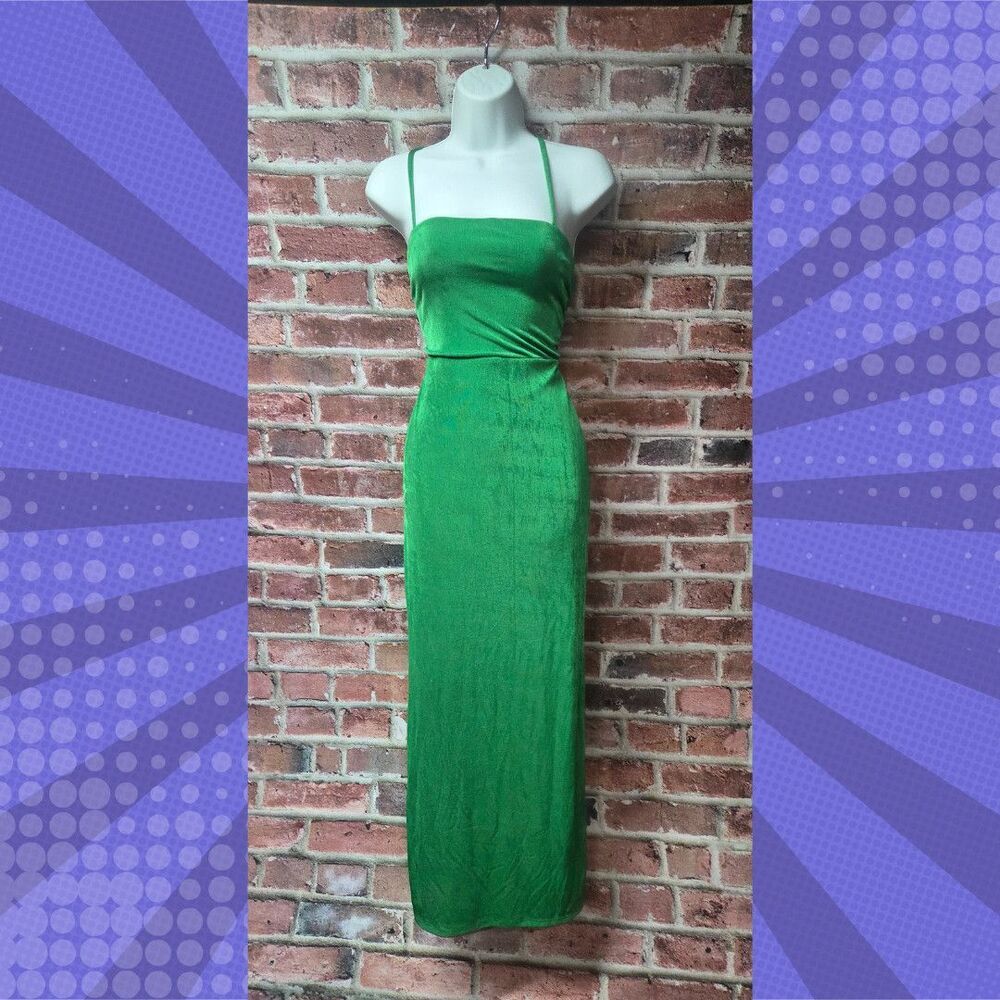 Women’s Wild‎ Fable Green Maxi Dress – XL, Recycled Fabric, NWT